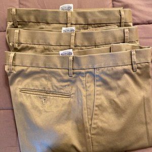 3 pair Dockers 3D 36 x 30 pant Tan